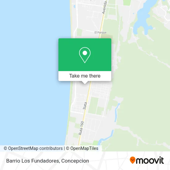 Mapa de Barrio Los Fundadores
