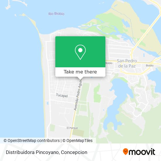 Distribuidora Pincoyano map