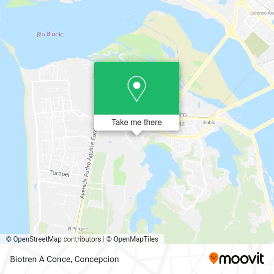 Biotren A Conce map