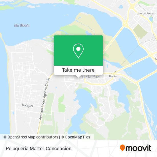 Mapa de Peluqueria Martel