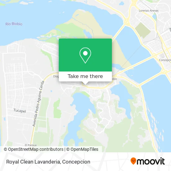 Royal Clean Lavanderia map
