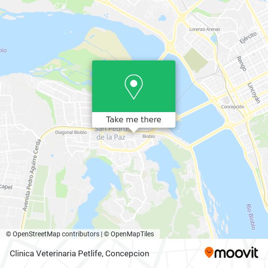 Clinica Veterinaria Petlife map