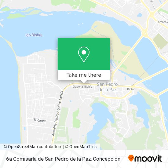 6a Comisaría de San Pedro de la Paz map