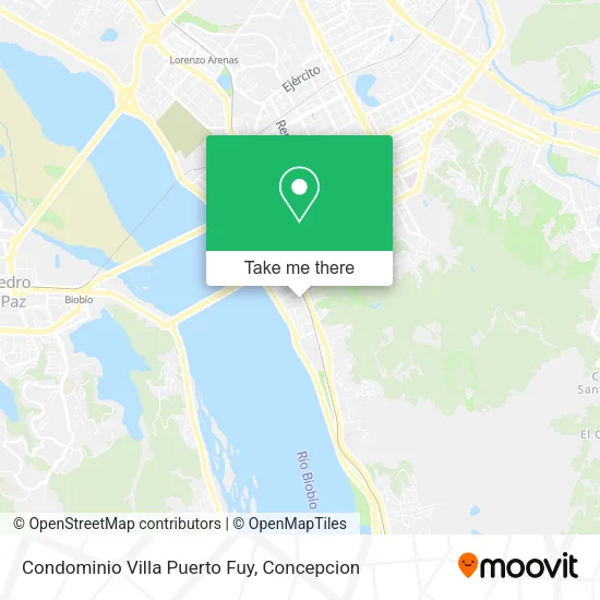Condominio Villa Puerto Fuy map