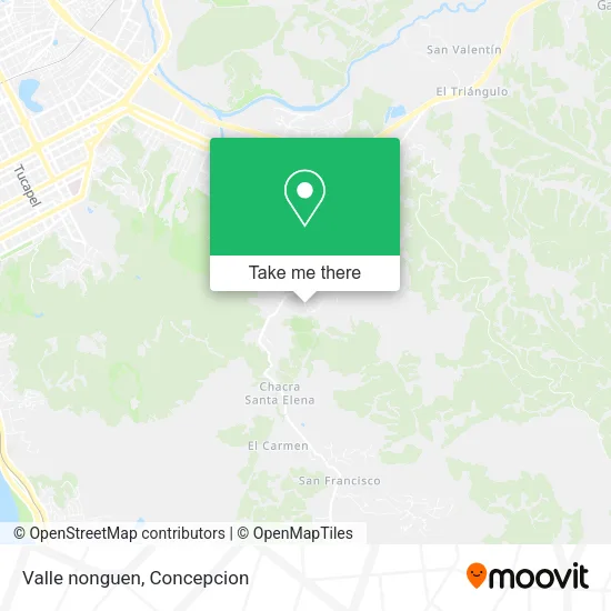 Valle nonguen map
