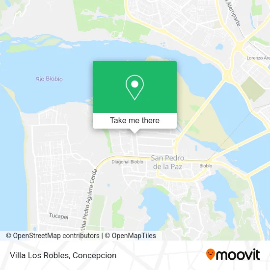 Mapa de Villa Los Robles