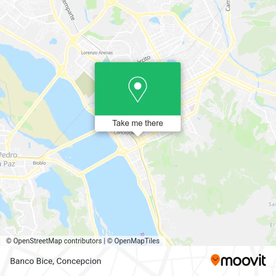 Mapa de Banco Bice