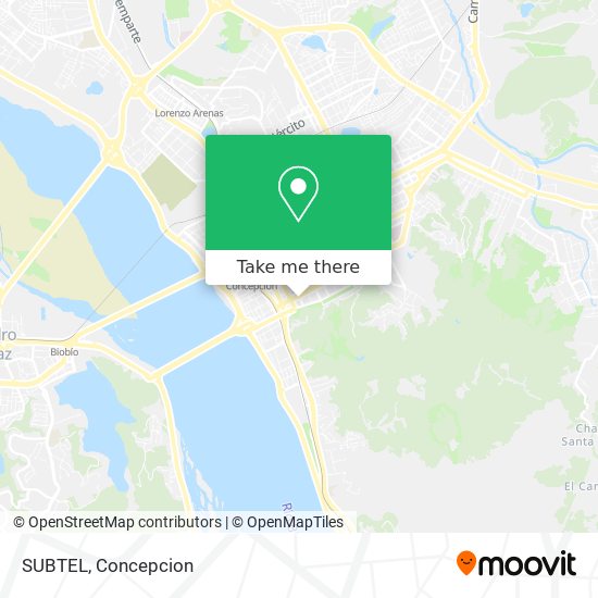 Mapa de SUBTEL