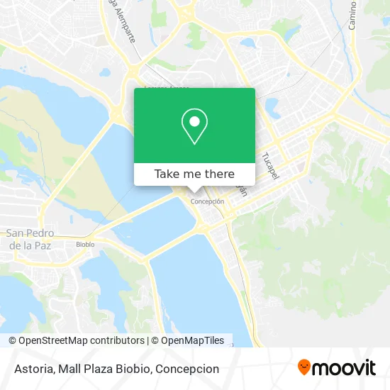 Mapa de Astoria, Mall Plaza Biobio