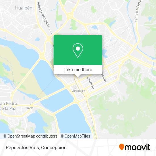 Mapa de Repuestos Rios