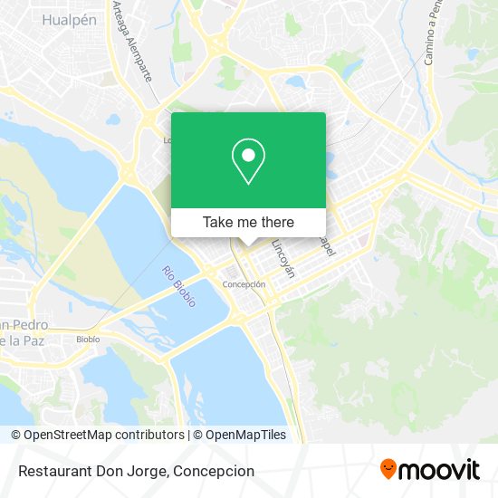 Restaurant Don Jorge map