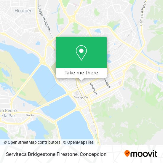 Serviteca Bridgestone Firestone map