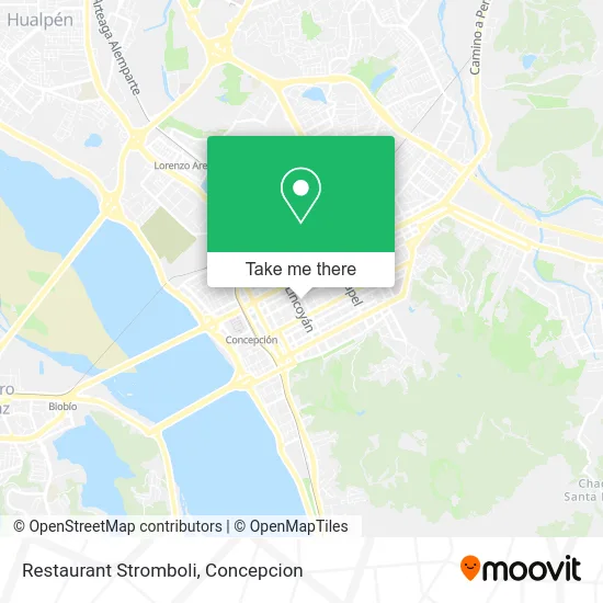 Restaurant Stromboli map