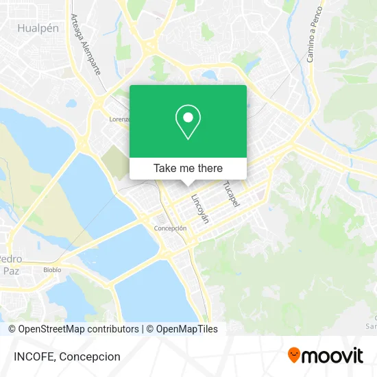 Mapa de INCOFE