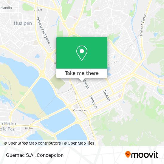 Mapa de Guemac S.A.