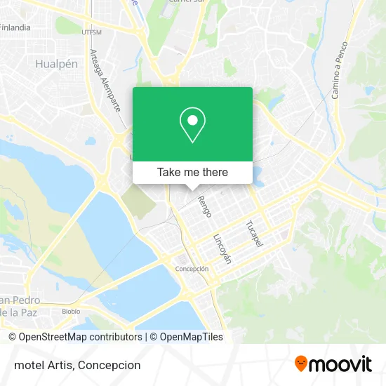 motel Artis map