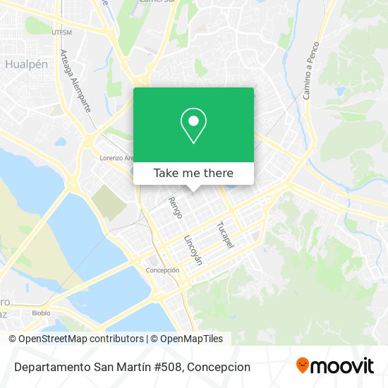 Mapa de Departamento San Martín #508