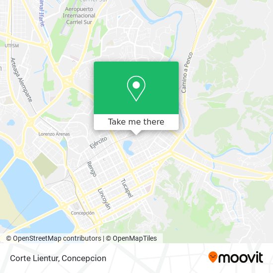 Mapa de Corte Lientur
