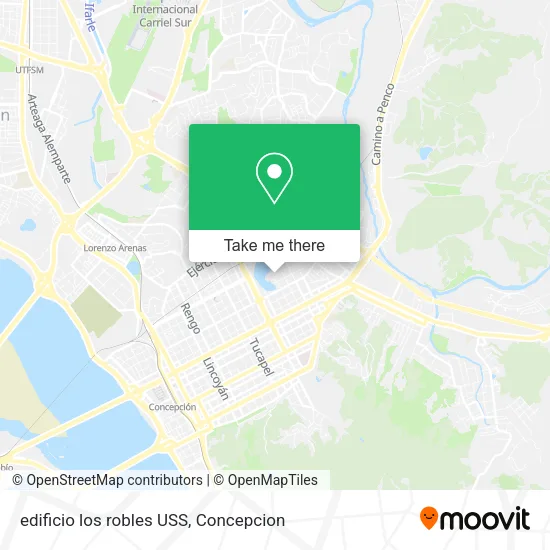 Mapa de edificio los robles USS
