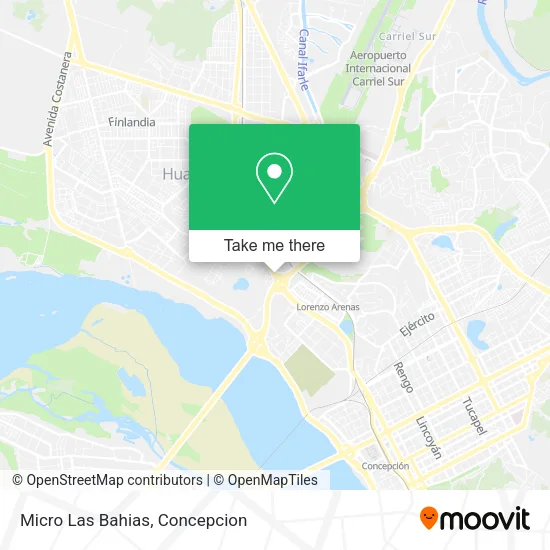 Mapa de Micro Las Bahias