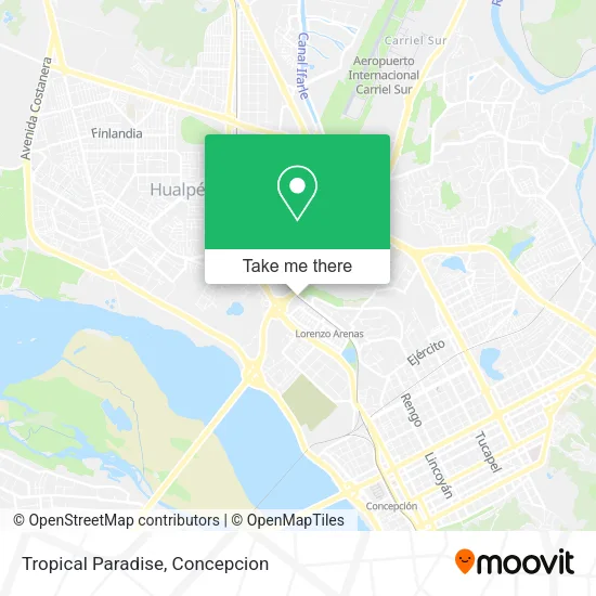 Mapa de Tropical Paradise