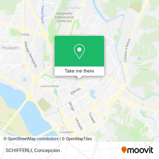 Mapa de SCHIFFERLI