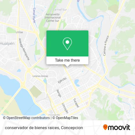 conservador de bienes raices map