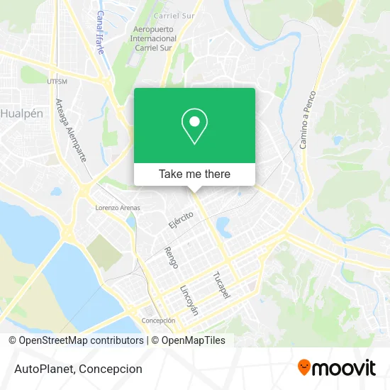 Mapa de AutoPlanet