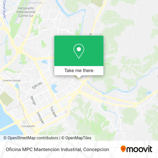 Oficina MPC Mantencion Industrial map