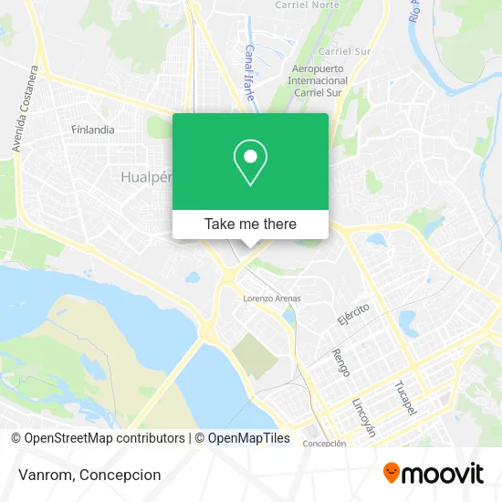 Mapa de Vanrom