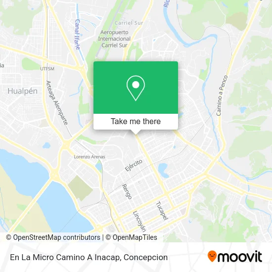 Mapa de En La Micro Camino A Inacap
