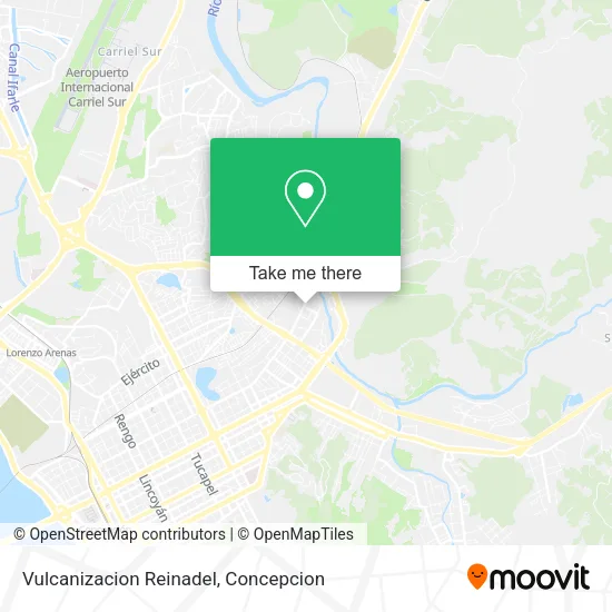 Mapa de Vulcanizacion Reinadel