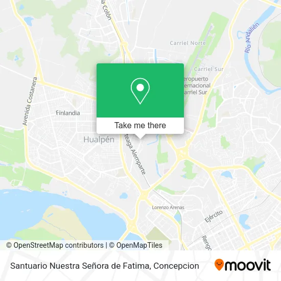Mapa de Santuario Nuestra Señora de Fatima