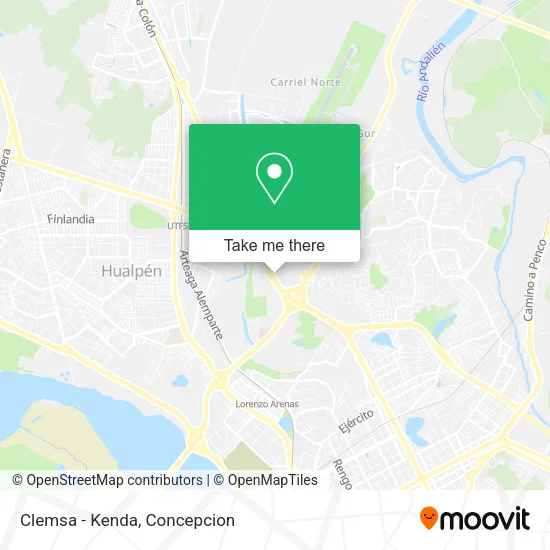 Mapa de Clemsa - Kenda
