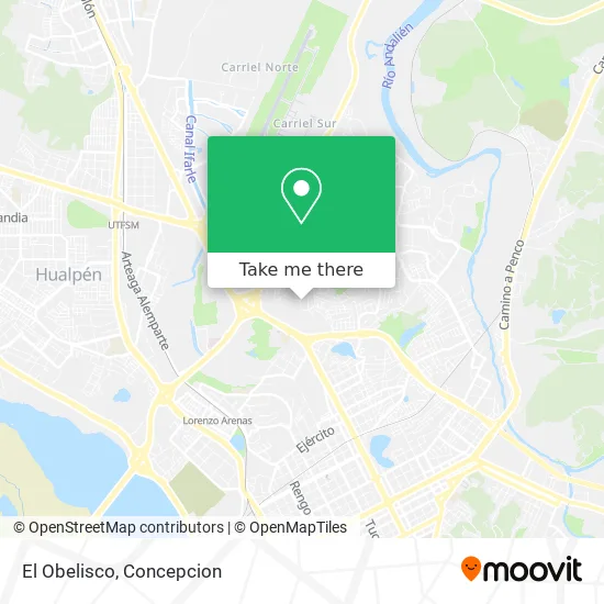 El Obelisco map