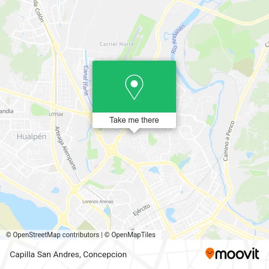 Mapa de Capilla San Andres