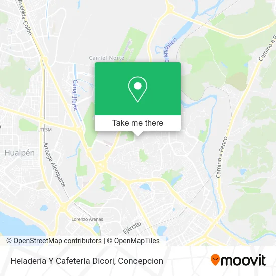 Heladería Y Cafetería Dicori map