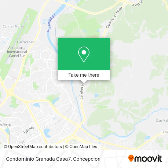 Mapa de Condominio Granada Casa7