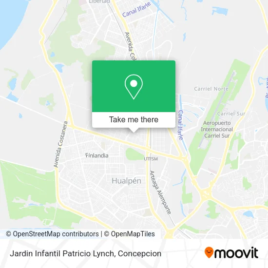 Mapa de Jardin Infantil Patricio Lynch