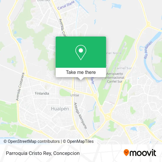 Mapa de Parroquia Cristo Rey