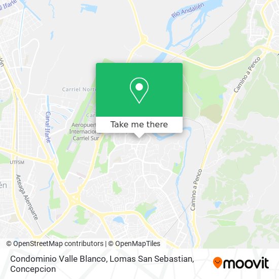 Condominio Valle Blanco, Lomas San Sebastian map