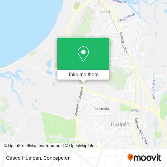 Gasco Hualpen map