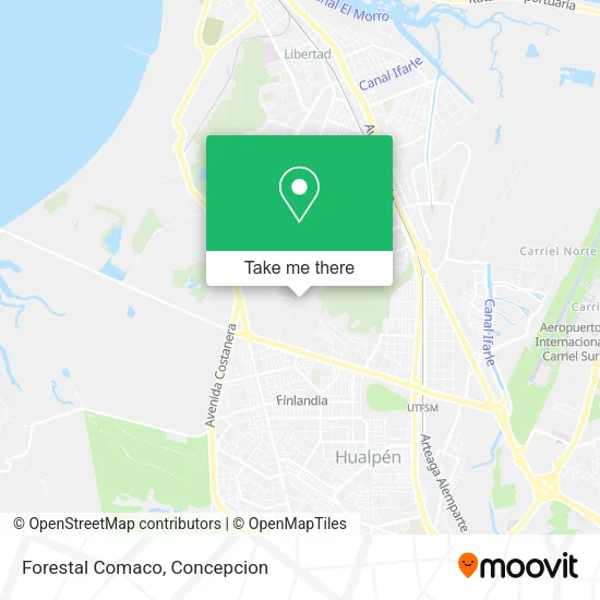 Mapa de Forestal Comaco