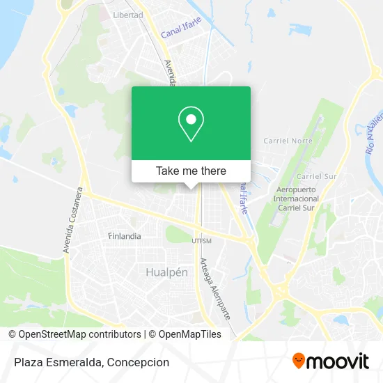 Mapa de Plaza Esmeralda