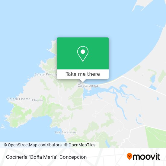 Mapa de Cocinería "Doña María"