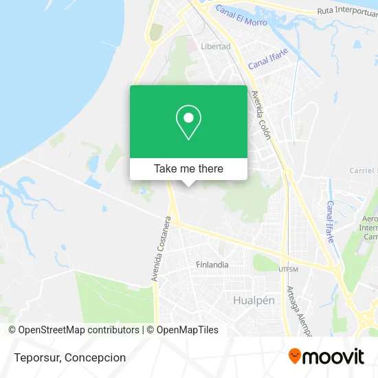 Mapa de Teporsur