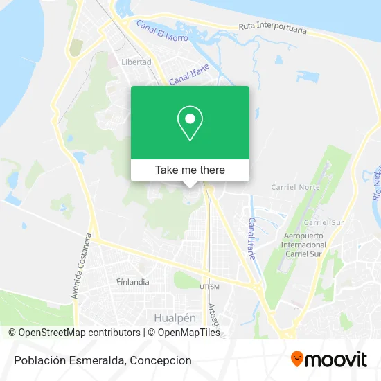 Mapa de Población Esmeralda
