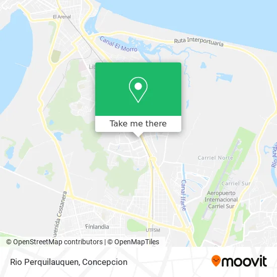 Rio Perquilauquen map