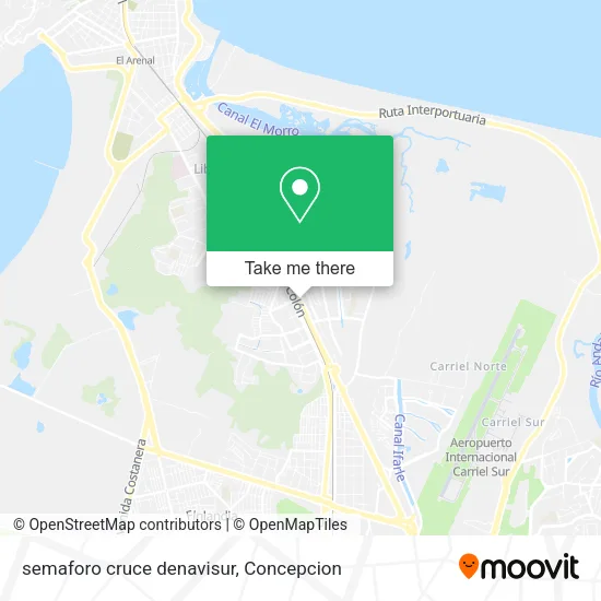 Mapa de semaforo cruce denavisur