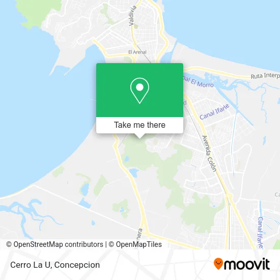 Mapa de Cerro La U